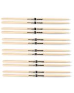 ProMark TX747N (6 pairs) HICKORY NYLON TIP Drum Sticks - "ROCK"
