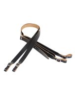 Levy's Accordion Straps M18-BLK Black Leather strap