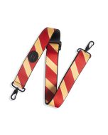 Levy's Case Straps MCS-001 With Printed Maroon and Mustard Stripe Pattern