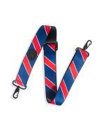 Levy's Case Straps MCS-002 Case Strap With Printed Red and Navy Stripe Pattern