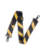 Levy's Case Straps MCS-003 Case Strap With Printed Black and Yellow Stripe Pattern