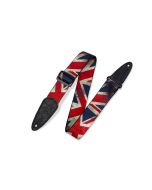Levy's Guitar Strap MDP-UK British Distressed Flag Design