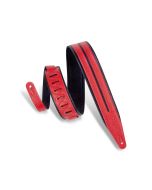 Levy's MG317DRS-BLK_RED Black & Red Guitar Strap