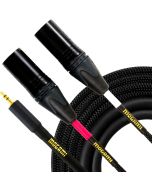 Mogami Gold 3.5 TRS to XLR Male 6 feet Y Cable for Media Player