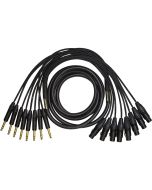 Mogami 8 Channel Snake TRS to XLRF 50ft ** Special Purchase, No Cancellation, No Returns ** (GOLD 8 TRSXLRF-50)