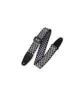 Levy's Guitar Straps MP-28 Black & White Checker Design