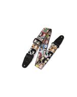 Levy's MPD2-104 Sublimation Face Images Guitar Strap 2 Inches 