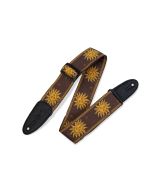 Levy's Guitar Straps MPJG-SUN-BRN Brown Sun