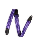 Levy's MPJR-004 Kids Guitar Strap Thunder Purple