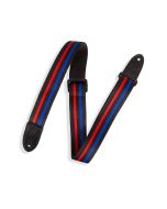 Levy's MPJR-006 Guitar Strap Color RED, Black & Blue 