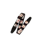 Levy's Guitar Straps MPS2-072 Sonic-Art™ polyester guitar strap Model Girl Design 
