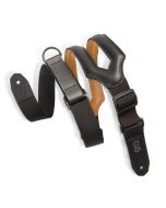 Levy's Guitar Straps MRHSS-BLK Cut-Out Right Height Black 