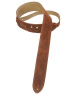 Levy's Guitar Straps MS12-BRN Suede Color Brown