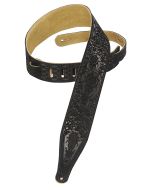 Levy's Guitar Straps MS17T04-BLK Black & Silver Skulls