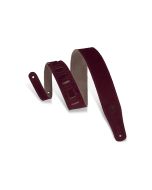 Levy's Guitar Straps MS26-BRG Suede Burgundy 