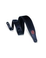 Levy's Guitar Straps MSS1-BLK Signature Series Vegan-Tan Black Strap