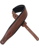 Levy's Guitar Straps MSS2-BRN Leather Guitar Strap