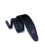 Levy's Bass Guitar Straps MSS2-4-BLK Leather Strap Color Black 