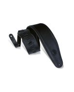 Levy's Bass Guitar Straps MSSB2-4-BLK Black Leather 