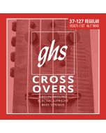 GHS Strings NS3075-5, 5-String Crossovers, Groundwound Electric Upright Bass Strings (.047-.127)