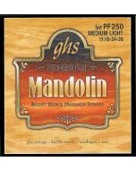 GHS Strings PF250 Bright Bronze™ Mandolin Strings, Medium Light (.011-.038)