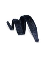 Levy's Guitar Straps PM31-BLK Veg-Tan Leather Guitar Strap BLACK