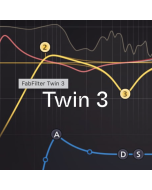 FabFilter Twin 3 Synthesizer Virtual Instrument Plug In Software "Electronic Delivery" 