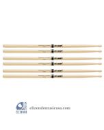 ProMark TX2BW Hickory Drum Sticks Wood Tip - 3 Pairs