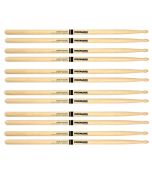 ProMark RBH565AW Rebound 5A Hickory Drumsticks, Acorn Wood Tip (6 PAIRS)