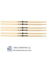 ProMark TX747W Hickory Drum Sticks Wood Tip 3 Pairs