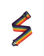 D'Addario Auto Lock Polypro Guitar Strap, Rainbow PWSAL411