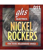 GHS Strings R+RM Nickel Rockers™, Rollerwound Pure Nickel Electric Guitar Strings, Medium (.011-.050)