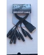 D'Addario PW-XLRFB-01 Modular Breakout Audio Snake XLR Female 