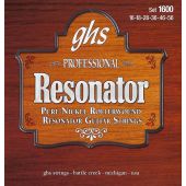 GHS Strings 1600 Pure Nickel Rollerwound Resonator Guitar Strings (.016-.056)