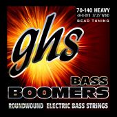 GHS Strings BASS,4-STR BOOMER, B, E, A, D TUNING, HEAVY (.70-.140)                                                                             