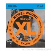 DAddario EXL110 Nickel Wound, Regular Light, Guitar Strings10-46 
