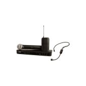 SHURE BLX1288/P31 Dual Channel Combo Hand Held PG58 & P31 Headset Wireless System