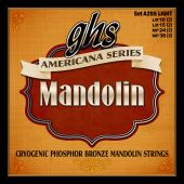 GHS Strings A255 Americana Series Mandolin Strings, Loop End, Light (.010-.038)