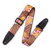 Levy's MPD2-118 Polyester 2" Guitar Strap Chicken & Waffle
