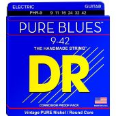 DR PHR9 Pure Blues Electric Guitar Strings 9-42 Gauge