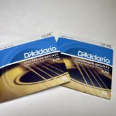 D'Addario EJ16 2 Individual Set Pack Phosphor Bronze Light Acoustic Guitar Strings