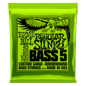Ernie Ball P02836 Regular Slinky Nickel 5 String Bass Strings UPC 749699128366