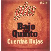 GHS Cuerdas Rojas Bajo Quinto Strings RKX- 10 UPC 737681446215