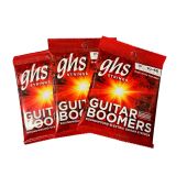 GHS Strings GBL Guitar Boomers, 3 SETS Nickel-Plated Electric Guitar Strings, Light (.010-.046)