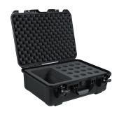 Gator GM-16-MIC-WP Waterproof Wired Microphone Case; 16 Mics