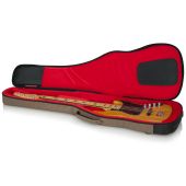Gator Cases GT-BASS-TAN Electric Bass Guitar Padded Gig Bag / Case 