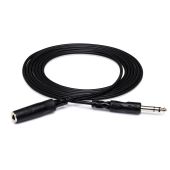 Hosa HPE-325 1/4 inch TRS female to 1/4 inch TRS male Headphone Cable - 25 feet 