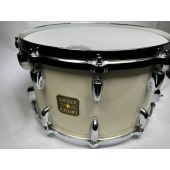 GRETSCH White Double Lug Deep Used Snare Drum Includes Soft Padded Bag