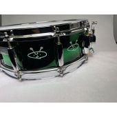 Pearl Morgan Rose Signature Series Used Green Snare Drum With Soft Case