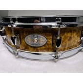 Pearl Piccolo Brown Honey Used Snare With Soft Padded Bag